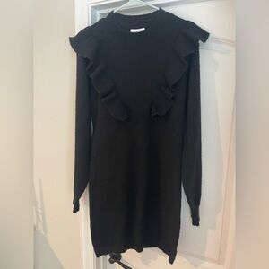 NWT Mable Front Ruffled Detailed Sweater Dress